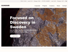 Tablet Screenshot of gungnirresources.com
